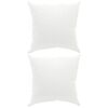 vidaXL Oreiller FULDA 2 pc 65 x 65 cm 100% duvet d'oie et plumes Blanc