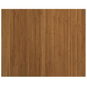 vidaXL Tapis rectangulaire marron 80x100 cm bambou