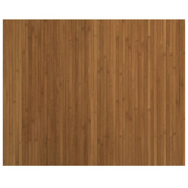 vidaXL Tapis rectangulaire marron 80x100 cm bambou