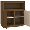 vidaXL Buffet Marron miel 70x34x80 cm Bois massif de pin