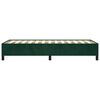 vidaXL Cadre de lit sans matelas vert fonc&eacute; 90x190 cm velours