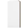 vidaXL Armoire suspendue "Lyon" Ch&ecirc;ne brun 80 x 31 x 60 cm Bois d'ing&eacute;nierie