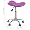 vidaXL Chaise de bureau Violet Similicuir