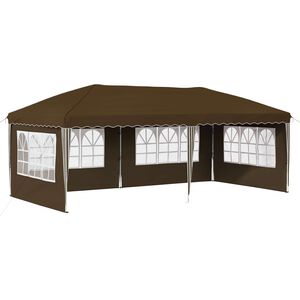 vidaXL Tente de f&ecirc;te pop-up 575 x 289 x 245 cm Taupe