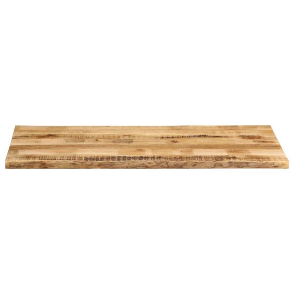 vidaXL Dessus de table bord vivant 140x60x3,8 cm bois de manguier brut
