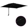 vidaXL Parasol de jardin Noir 248,5 x 247,5 x 160 cm