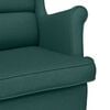 vidaXL Fauteuil vert foncé 74x84x100 cm tissu