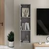 vidaXL Meuble TV mural Sonoma gris 30,5x30x110 cm