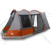 vidaXL Tente de voiture 2 personnes gris et orange imperm&eacute;able