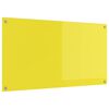 vidaXL Cr&eacute;dence de cuisine Jaune 110 x 60 cm verre tremp&eacute;
