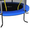 vidaXL Trampoline avec filet de s&eacute;curit&eacute; Rond 140x160 cm Bleu