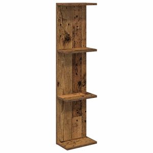 vidaXL &Eacute;tag&egrave;re Murale Bois ancien 25 x 15 x 100 cm Bois d'ing&eacute;nierie