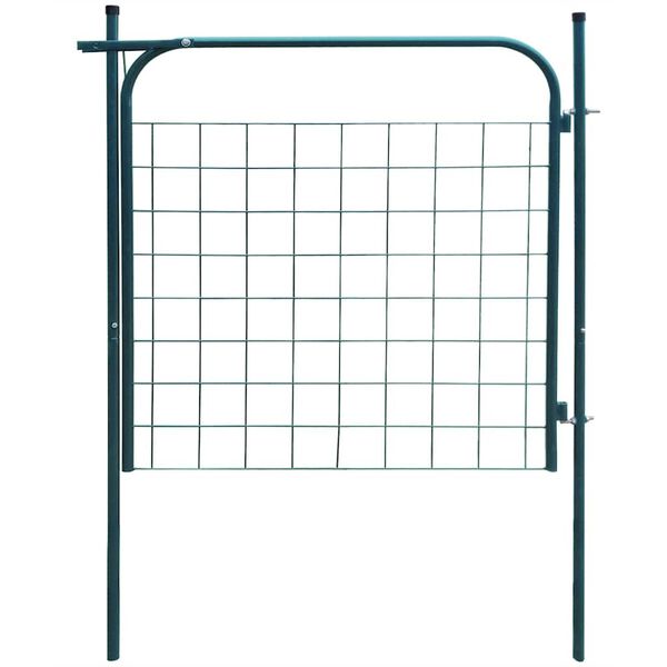 vidaXL Portail de jardin 100x100 cm Vert