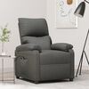 vidaXL Fauteuil Gris foncé Tissu