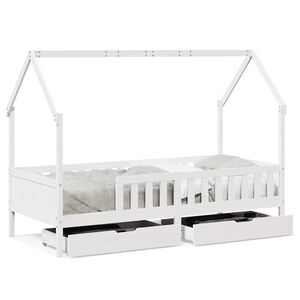 vidaXL Cadre de lit enfants avec tiroirs sans matelas 80x200 cm bois
