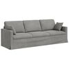 vidaXL Canap&eacute; 2 pcs Gris clair 228 x 78 x 80 cm Velours