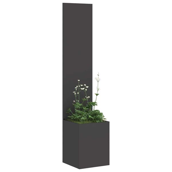 vidaXL Écran de confidentialité de jardin Fretwork Noir 32 x 140 cm