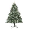 vidaXL Sapin de No&euml;l artificiel Vert 240 cm PVC, plastique et acier