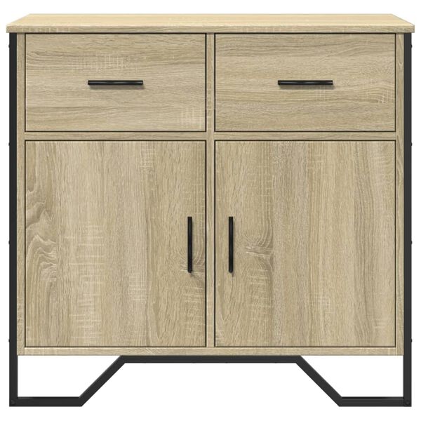vidaXL Buffet chêne sonoma 79,5x35,5x74,5 cm bois d'ingénierie