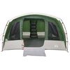 vidaXL Tente familiale tunnel 8 personnes vert imperméable