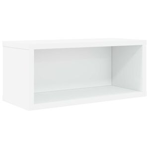 vidaXL Rack de rangement pour CD Blanc 40 x 17 x 17 cm