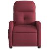 vidaXL Fauteuil de massage inclinable Rouge bordeaux Tissu