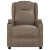 vidaXL Fauteuil de massage Cappuccino Similicuir
