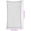 vidaXL Filet pour remorque avec corde élastique noir 4,5x2,5 m PP