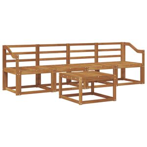 vidaXL Ensemble de canap&eacute;s d'ext&eacute;rieur 5 pcs Naturel