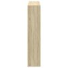 vidaXL Biblioth&egrave;que ch&ecirc;ne sonoma 137,5x29x137,5 cm bois d'ing&eacute;nierie