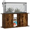 vidaXL Support pour aquarium ch&ecirc;ne fum&eacute; 121x41x58 cm bois d'ing&eacute;nierie