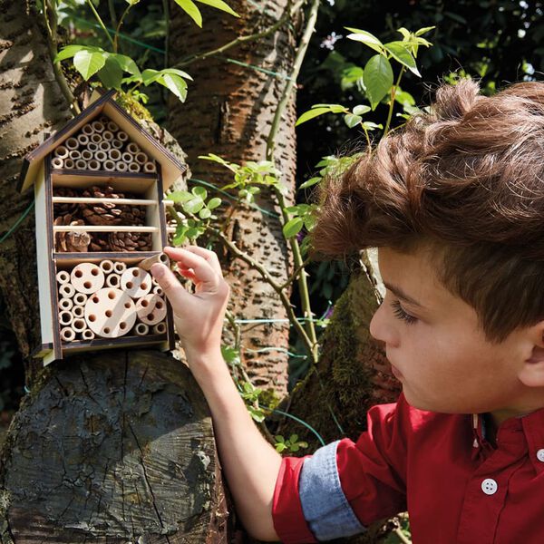 Scout H&ocirc;tel &agrave; insectes 9,5x16x28 cm Bois