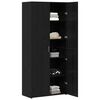 vidaXL Haut Armoire 2 pcs Ch&ecirc;ne noir 80 x 42 x 185 cm