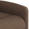 vidaXL Fauteuil inclinable Marron Tissu