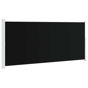 vidaXL Auvent lat&eacute;ral r&eacute;tractable de patio 220x500 cm Noir