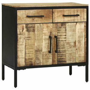 vidaXL Buffet avec tiroir 70 x 35 x 70 cm Bois de manguier massif