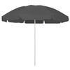 vidaXL Parasol de plage anthracite 240 cm