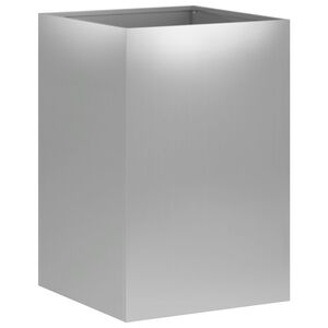 vidaXL Cache-pot de jardin Argent&eacute; 40 x 40 x 60 cm Acier galvanis&eacute;