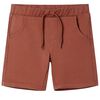 vidaXL Short pour enfants avec cordon de serrage marron 128