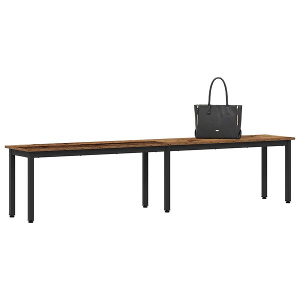 vidaXL banc Bois ancien 200 x 35 x 45 cm Bois d'ing&eacute;nierie