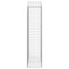 vidaXL Panier de gabions arqu&eacute; 100x50x200/220 cm Fer galvanis&eacute;