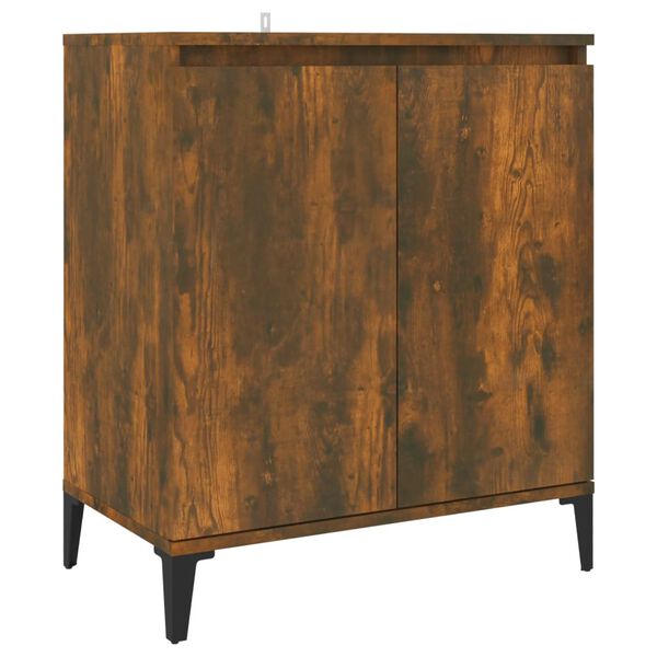 vidaXL Buffet Ch&ecirc;ne fum&eacute; 60x35x70 cm Bois d'ing&eacute;nierie