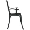vidaXL Chaise de jardin 2 pcs Noir 55 x 56,5 x 91cm Aluminium