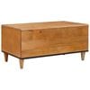 vidaXL Table basse Marron Clair 80 x 50 x 40 cm Bois d'acacia massif