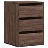 vidaXL Commode d'angle ch&ecirc;ne marron 40x41x58 cm bois d'ing&eacute;nierie