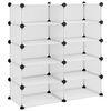 vidaXL &Eacute;tag&egrave;re &agrave; chaussures Transparent 84x32x88,5 cm PP