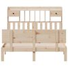 vidaXL Lit biblioth&egrave;que sans matelas 140x200 cm bois massif de pin