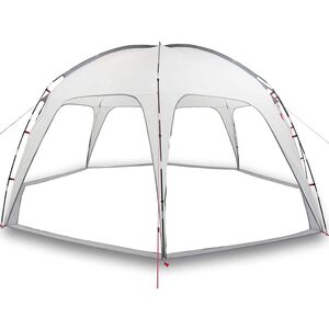 vidaXL Tente de r&eacute;ception gris imperm&eacute;able