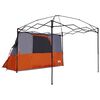 vidaXL Ensemble de Tentes de Camping 2 pcs Orange Taffetas et Tissu