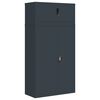 vidaXL Classeur anthracite 90x40x180 cm Acier